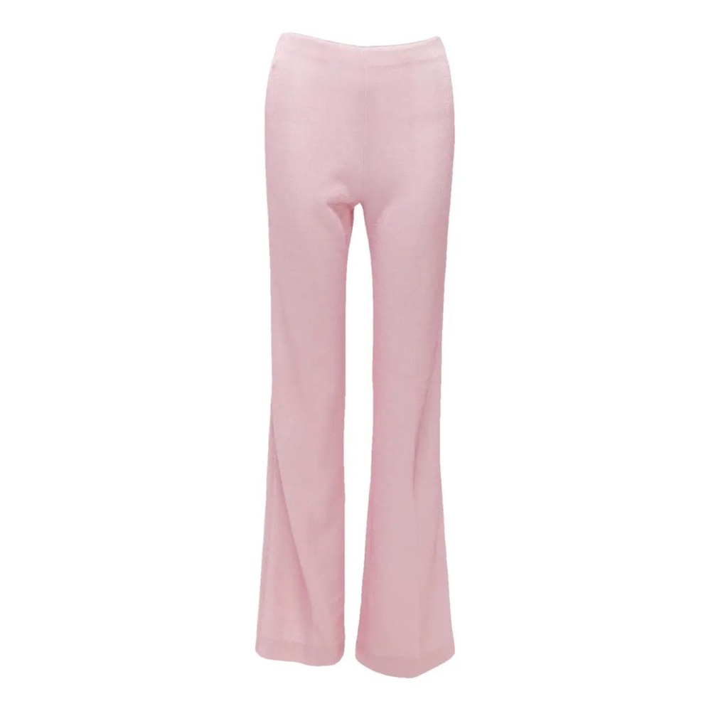 NWT Miu Miu Pink Shimmer Trousers